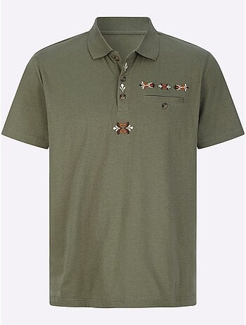 Polo avec broderie country - taille standard - moda vilona