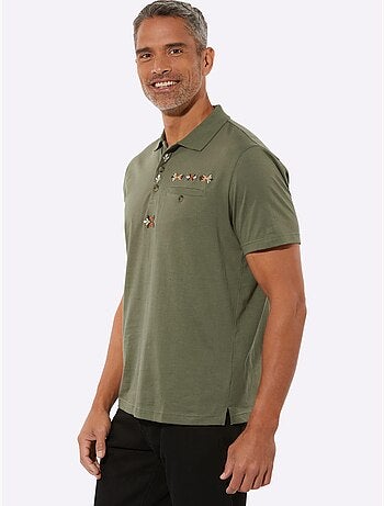 Polo avec broderie country - taille standard - moda vilona