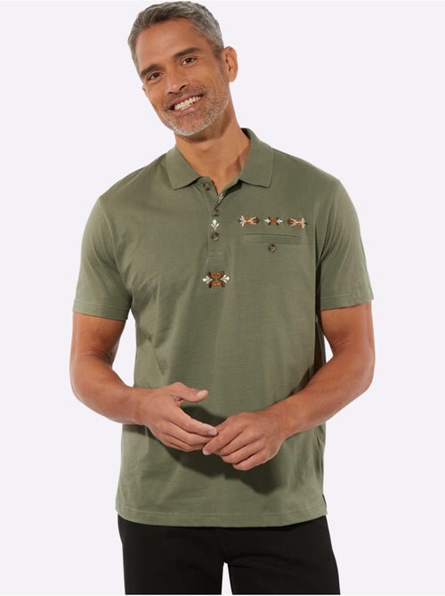 Polo Avec Broderie Country - Taille Standard - Moda Vilona - Kiabi