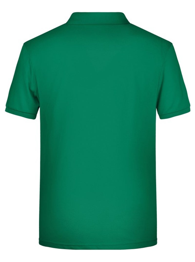 Polo basic - james and nicholson Vert chèvrefeuille - Kiabi