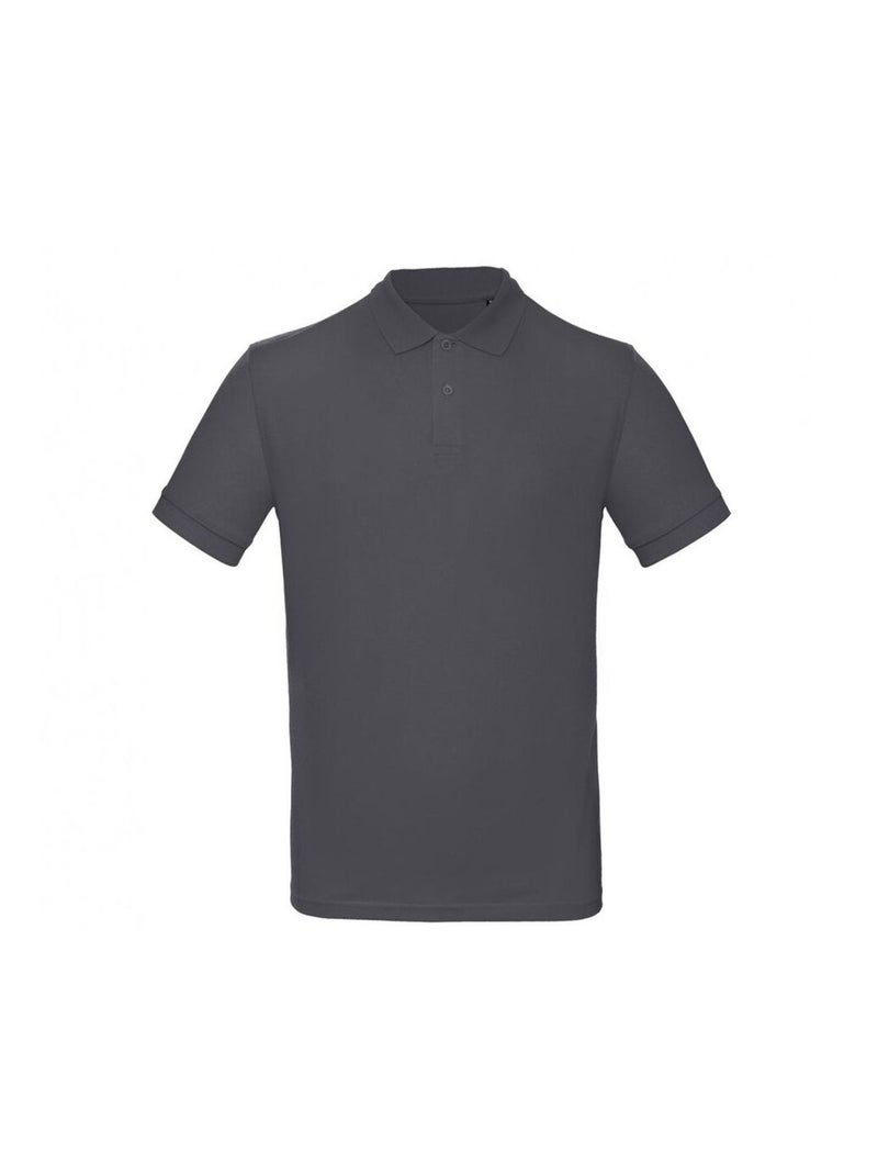 Polo B&C Mens Inspire Gris foncé - Kiabi