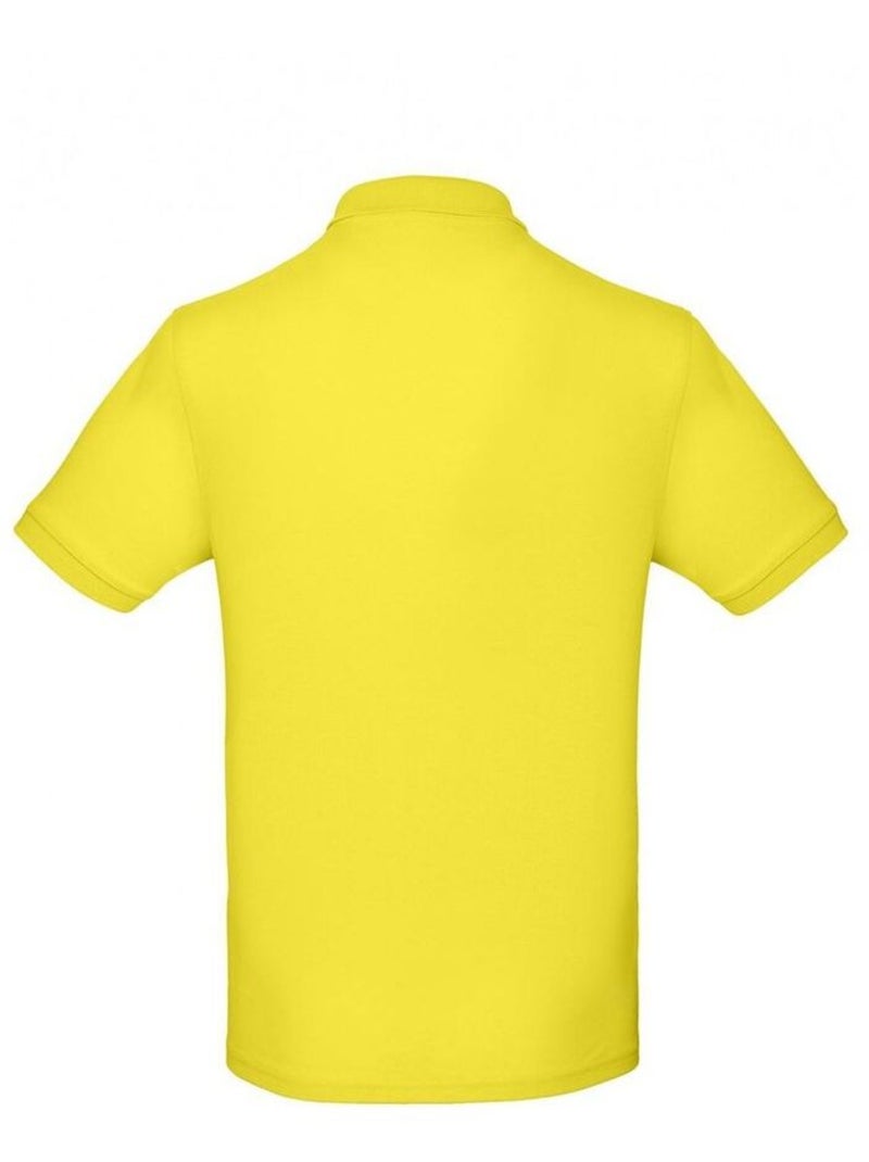 Polo B&C Mens Inspire Jaune - Kiabi
