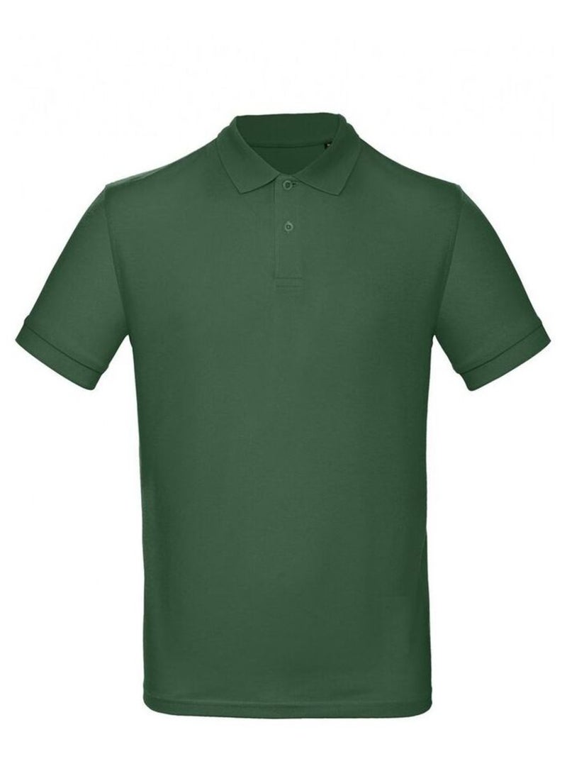Polo B&C Mens Inspire Vert bouteille - Kiabi
