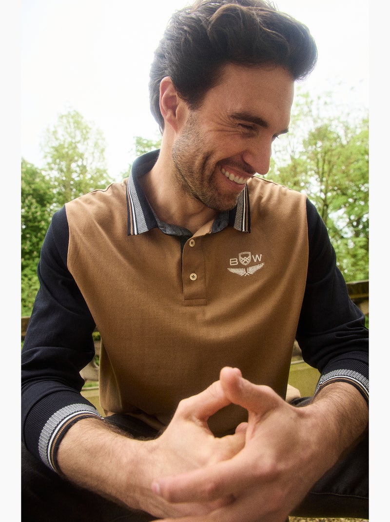 POLO BLACK&CO CHIC Camel - Kiabi