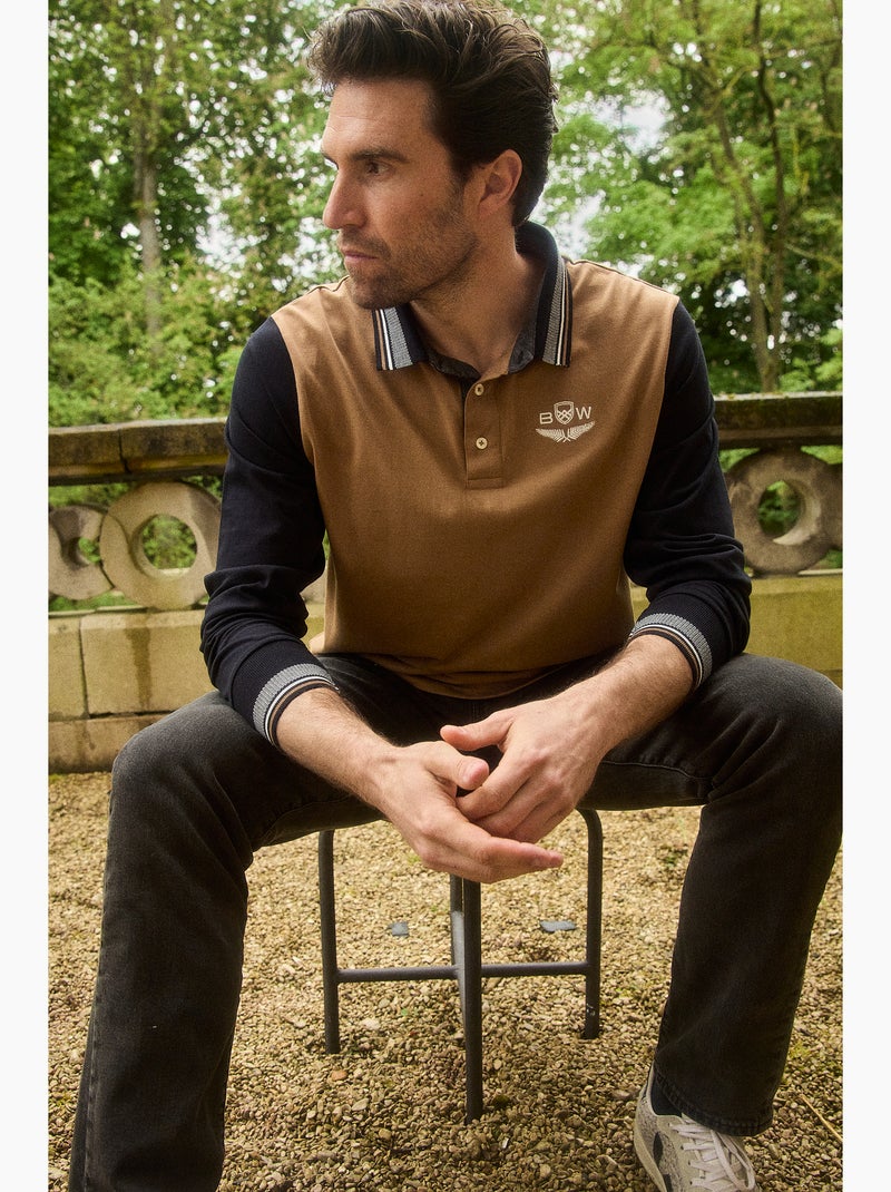 POLO BLACK&CO CHIC Camel - Kiabi