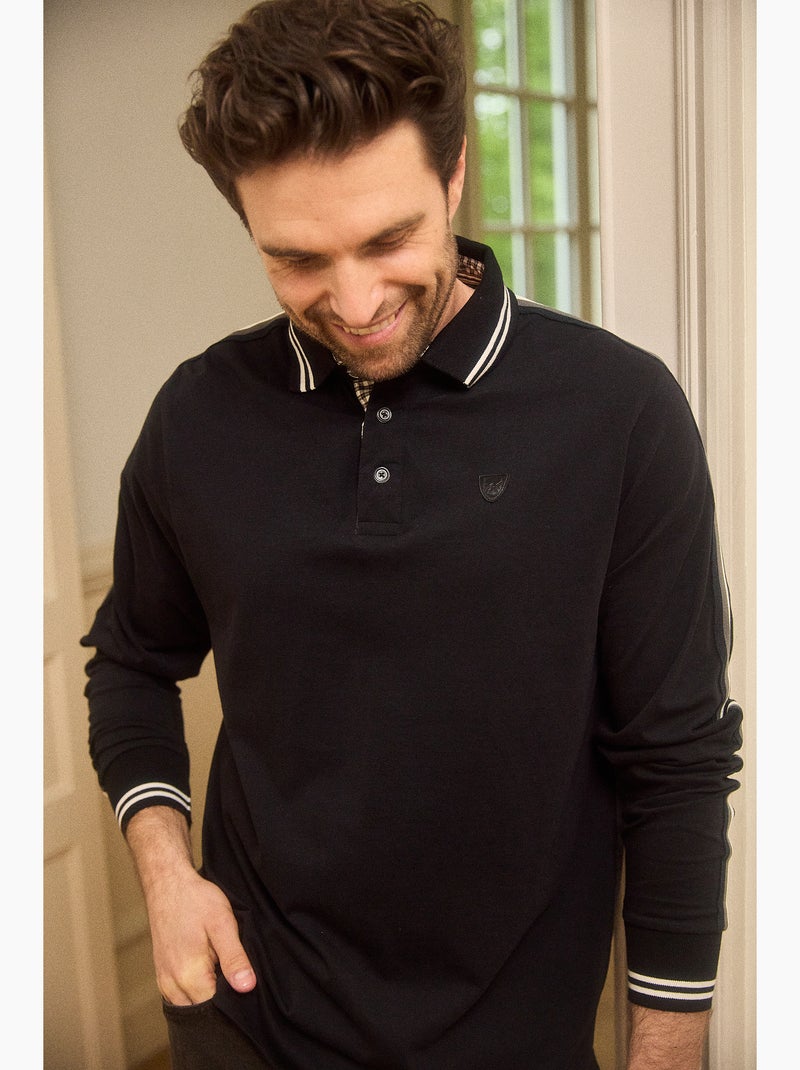 POLO BLACK&CO Noir Gris - Kiabi