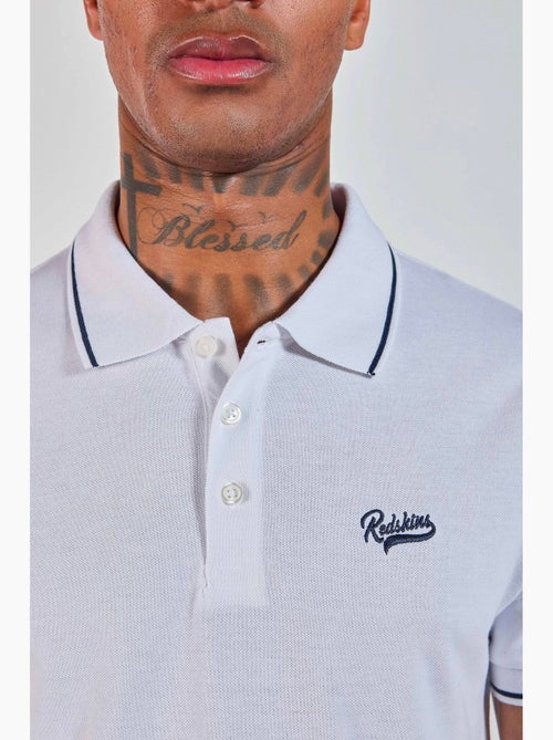 Polo Blanc 231040 Redskins - Kiabi