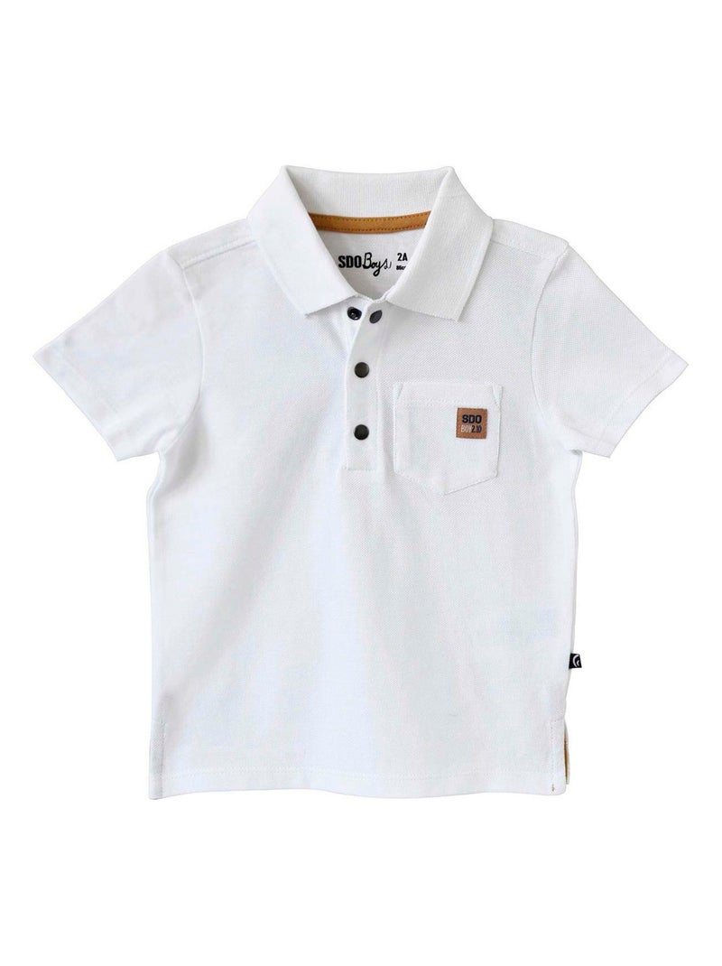 POLO BLANC CAETANO Blanc - Kiabi