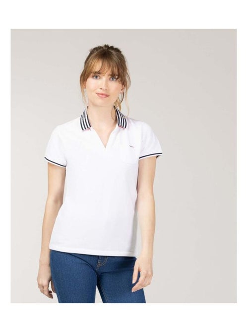 Polo blanc Femme - Kiabi