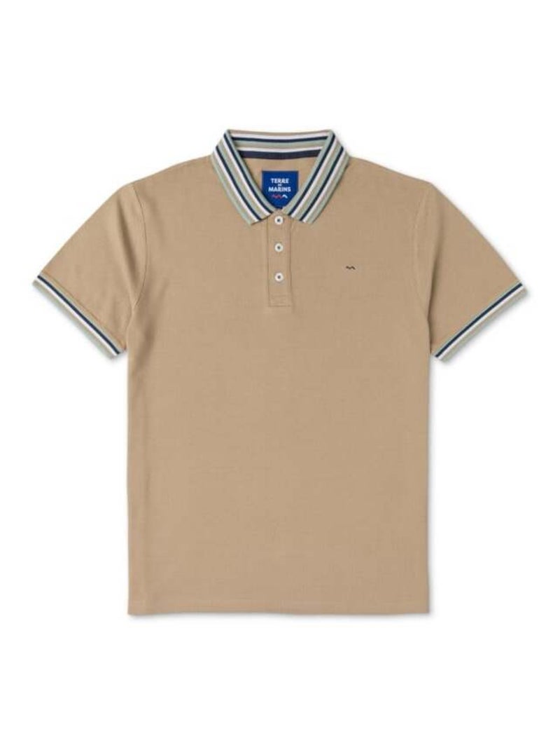 Polo bleige Homme Beige - Kiabi