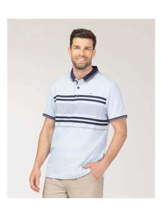 Polo bleu Homme