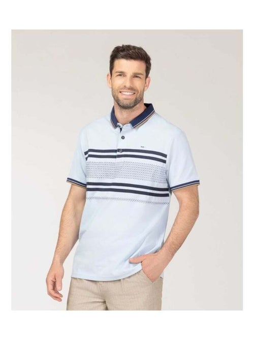 Polo bleu Homme - Kiabi