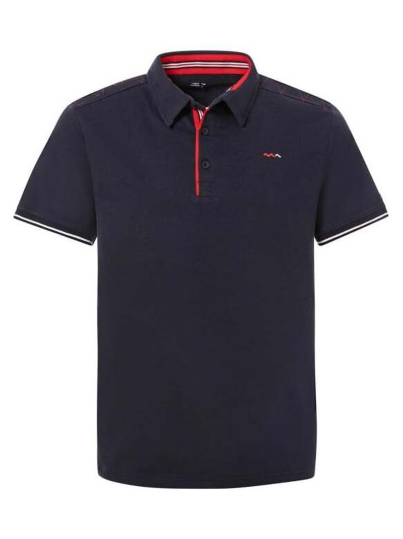Polo bleu marine Bleu - Kiabi