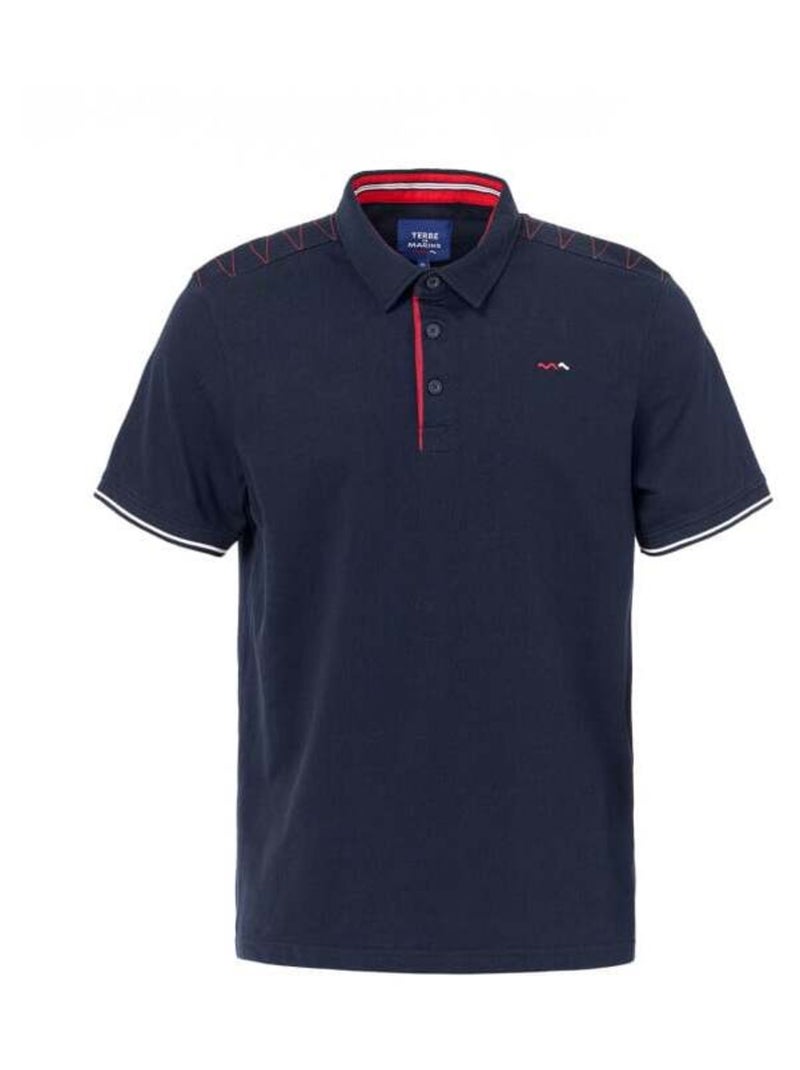 Polo bleu marine Homme Bleu - Kiabi