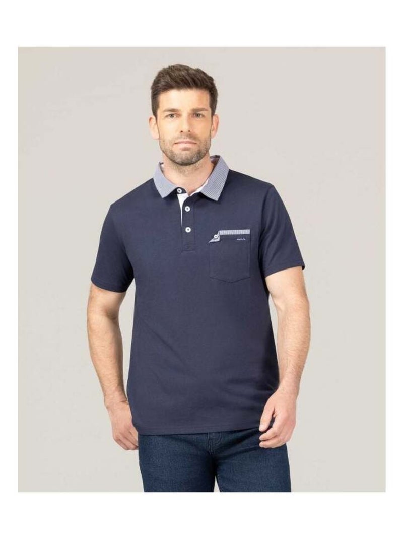 Polo bleu marine Homme Bleu - Kiabi