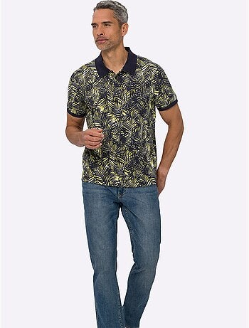 Polo Bords-côtes Confortables Aux Manches - Taille Standard - Moda Vilona