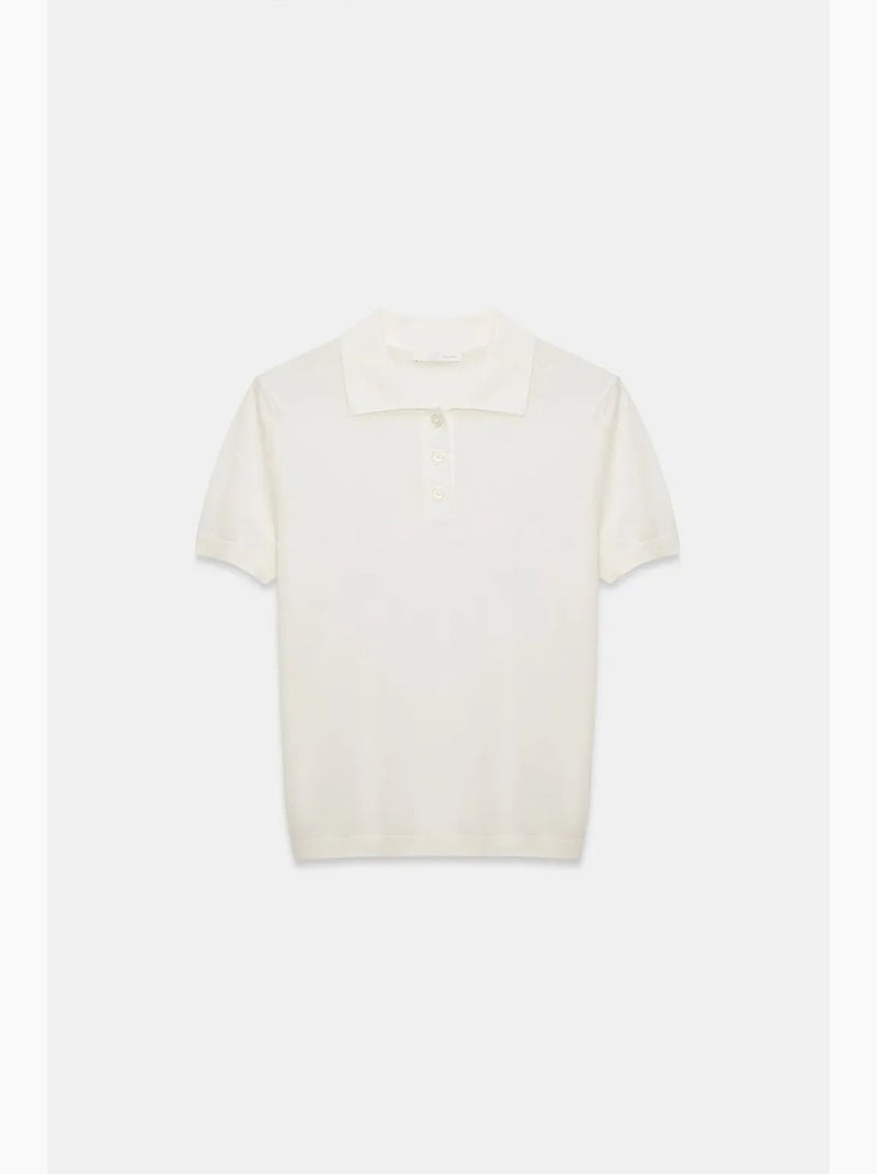 Polo boutonné dilvin Blanc - Kiabi