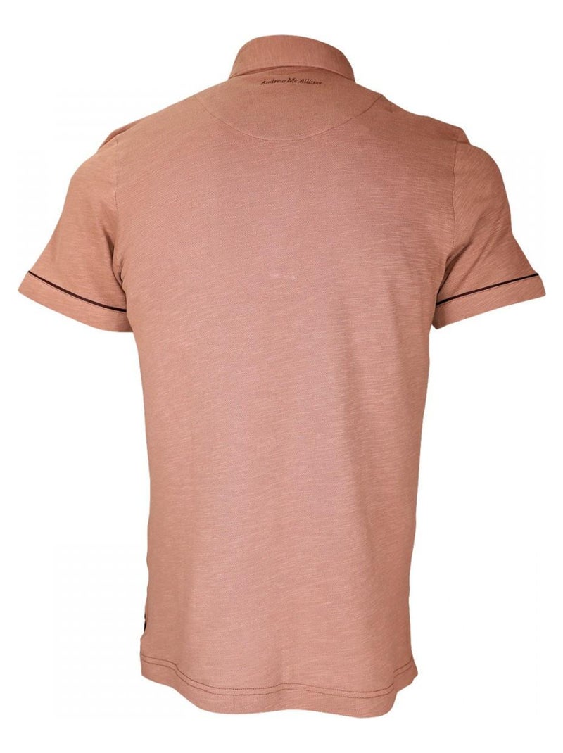 Polo brodé PLYMOUTH Marron - Kiabi
