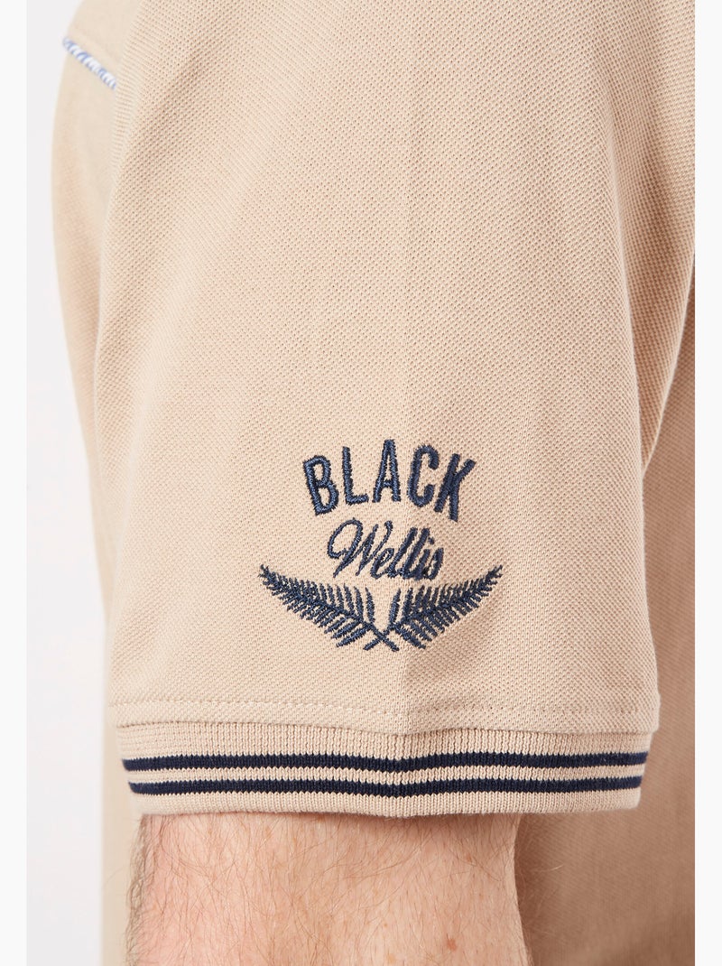 POLO CASUAL Beige chiné - Kiabi