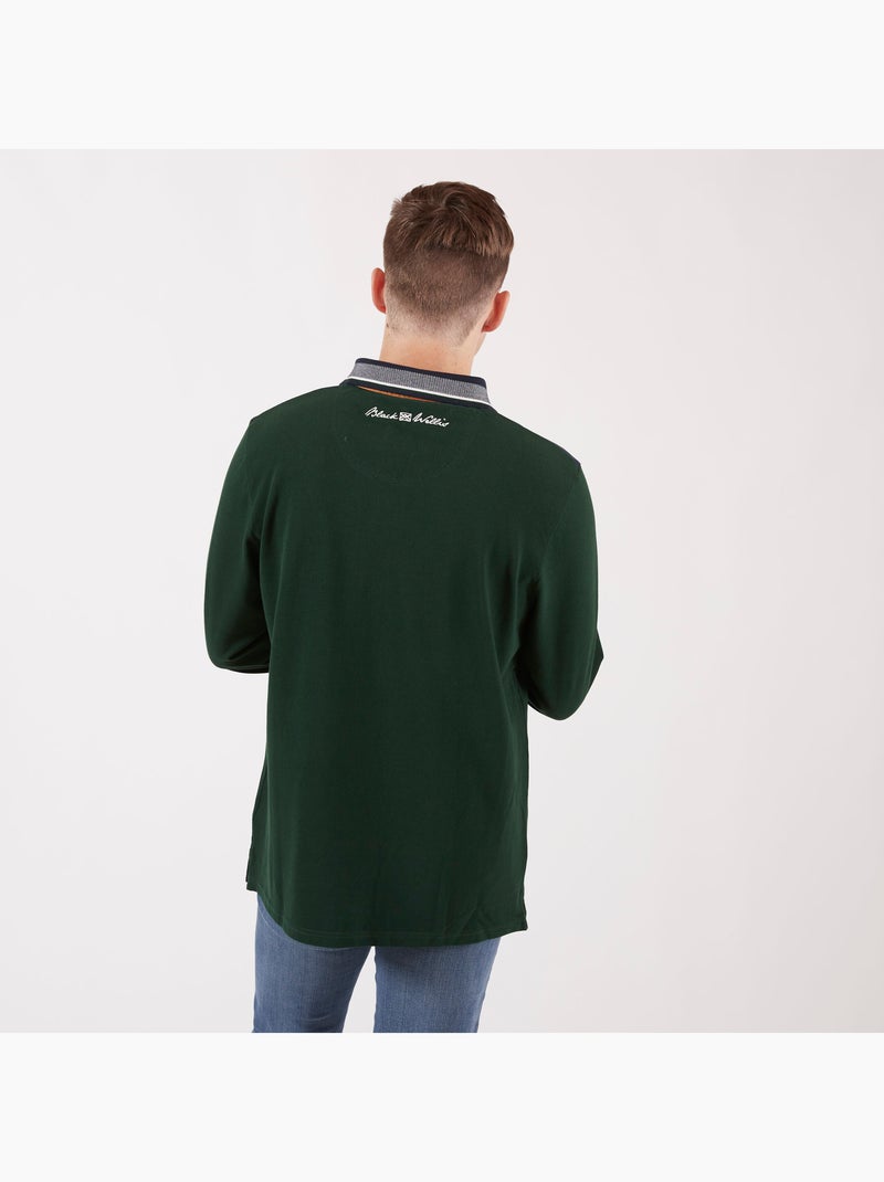 POLO CASUAL EXPLORERS CASUAL Bleu Vert - Kiabi