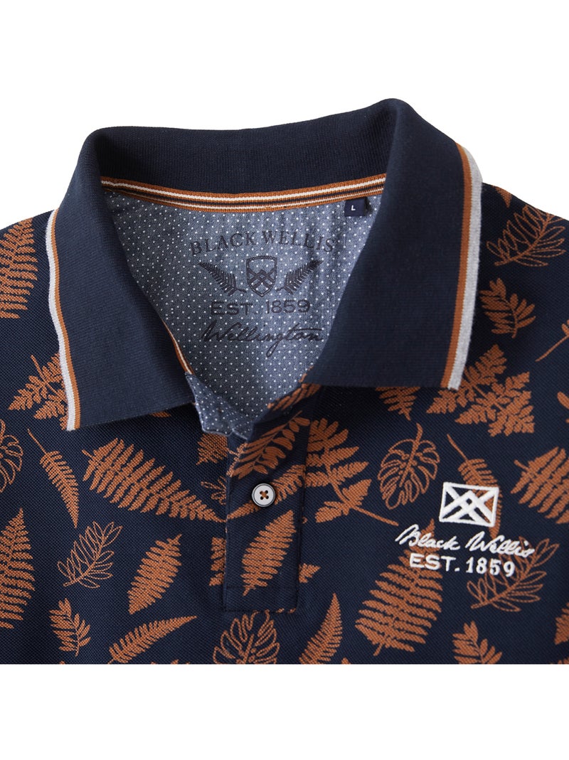 POLO CASUAL EXPLORERS LEEF Bleu marine - Kiabi