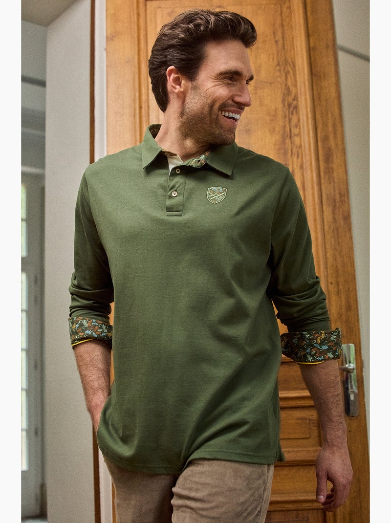 POLO CASUAL MOUNTAIN CHIC Vert - Kiabi