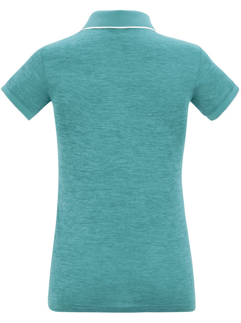 Polo chiné manches courtes remex - regatta Turquoise - Kiabi
