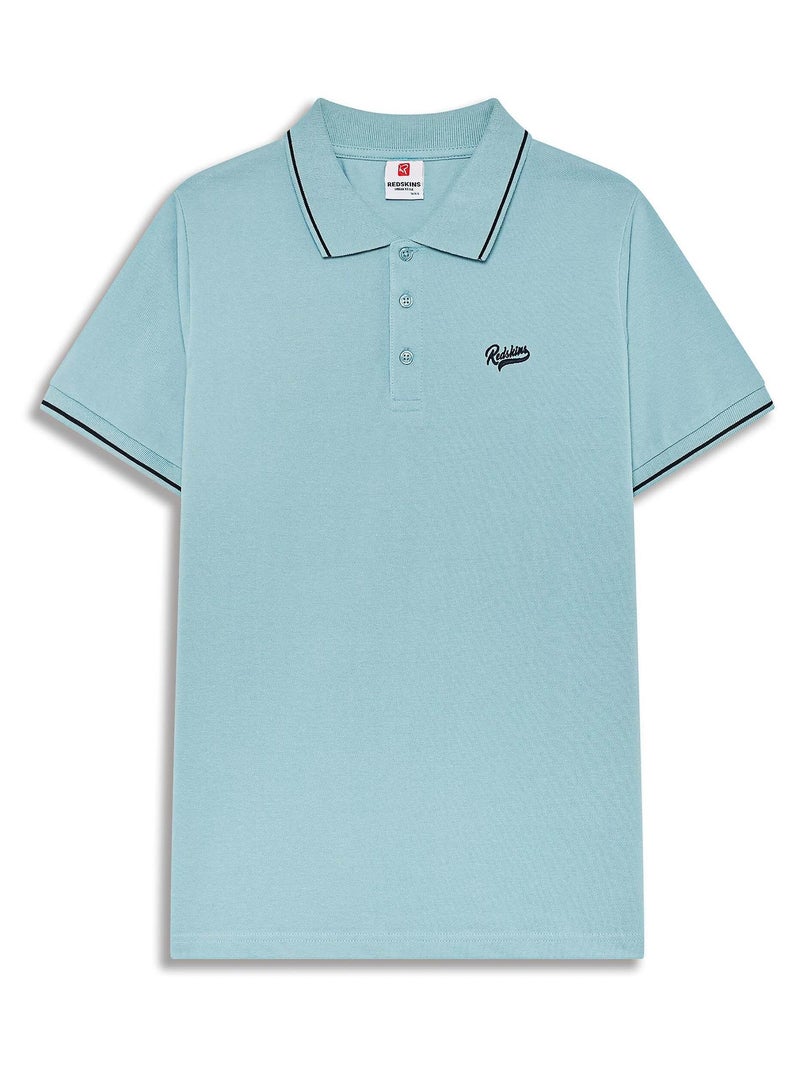 Polo  Ciel 231040 Redskins Bleu clair - Kiabi