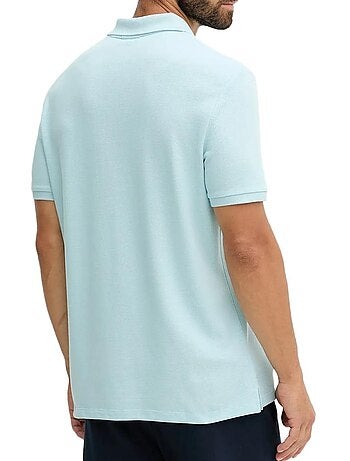 Polo Marine Homme Calvin Klein Jeans Ss Monogram Pique