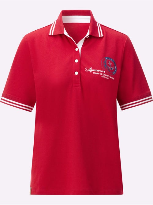 Polo classique avec col côtelé et manches courtes à rayures - Taille standard - Witt - Kiabi Polo classique avec col côtelé et manches courtes à rayures - Taille standard - Witt - Kiabi
