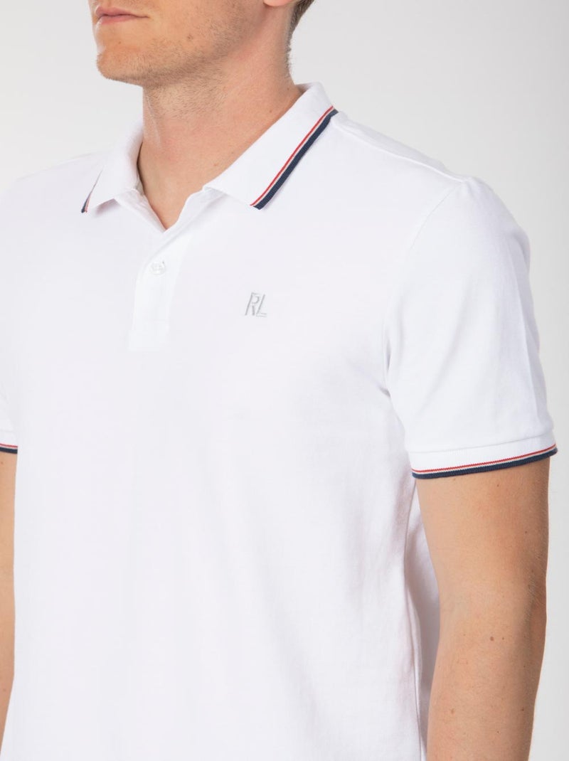 Polo classique coton piqué ASH 'Rica Lewis' Blanc - Kiabi
