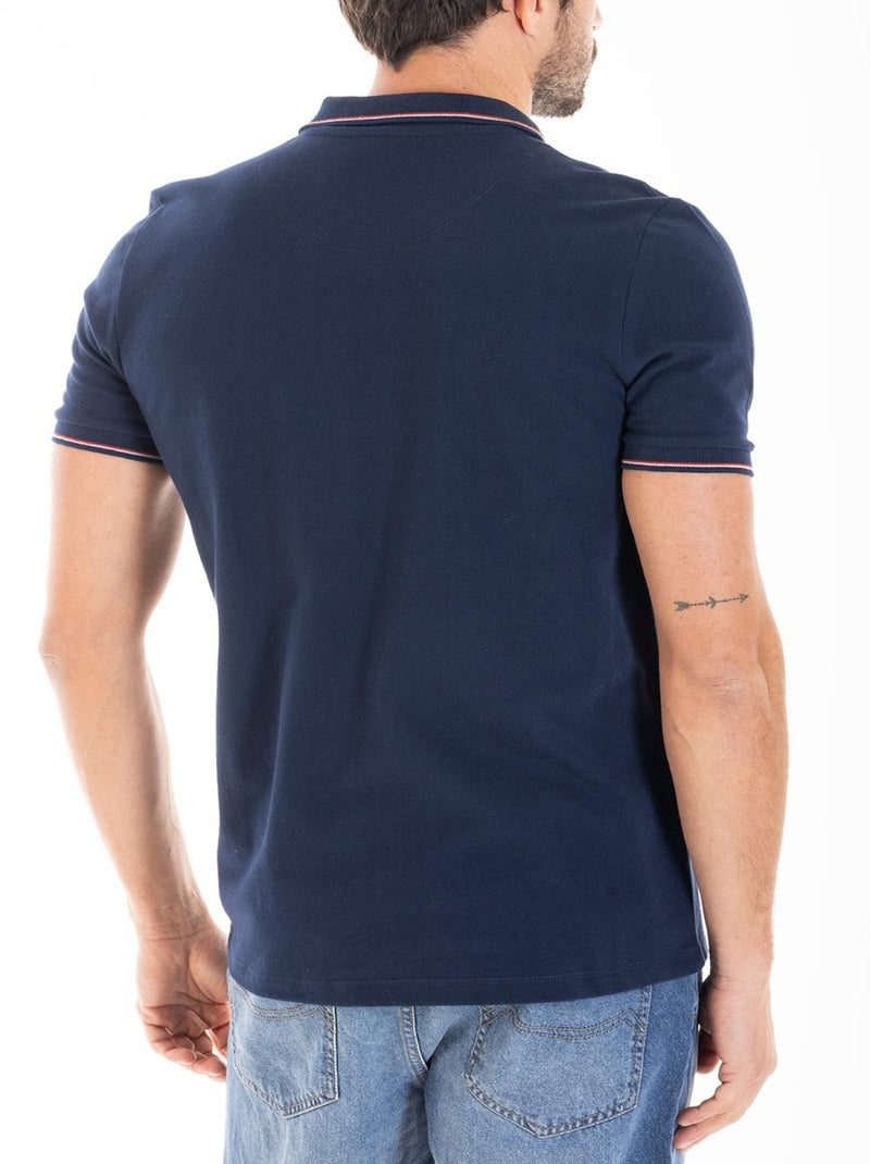 Polo classique coton piqué ASH 'Rica Lewis' Bleu - Kiabi