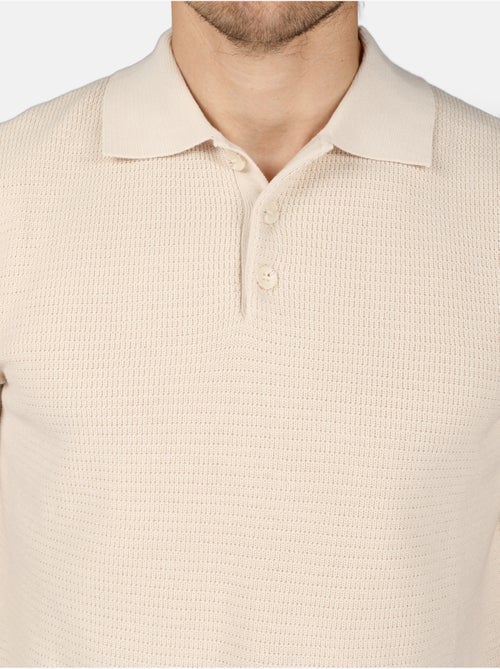 Polo col boutonné - Kenzarro - Kiabi