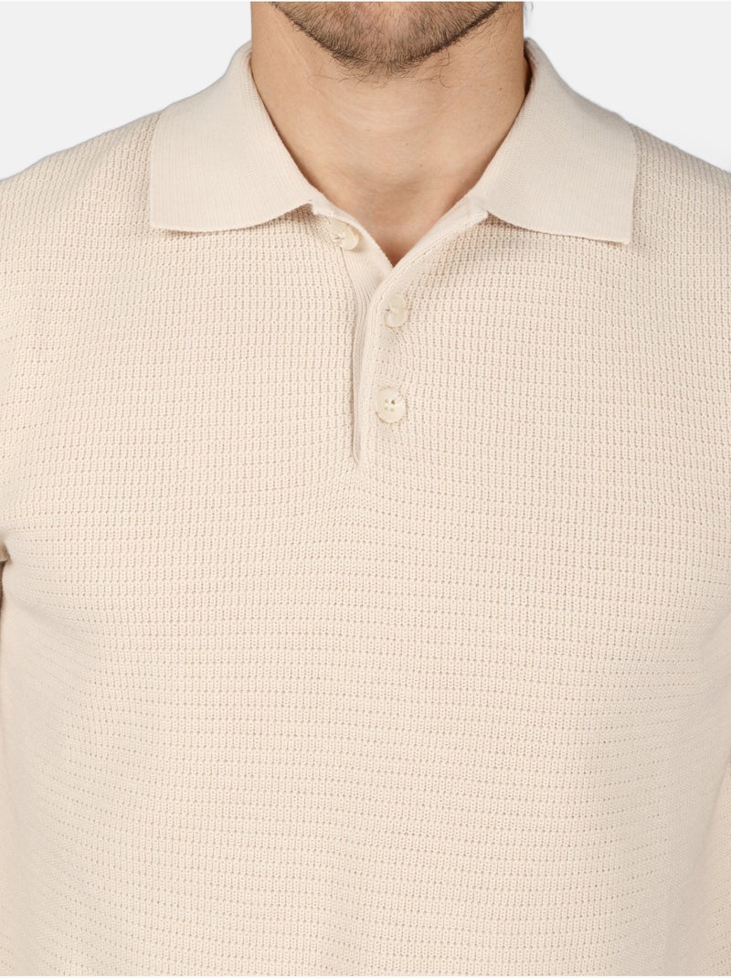 Polo col boutonné - Kenzarro Blanc - Kiabi