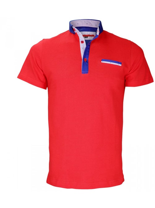 Polo col boutonnée coupe cintrée STUDLAND Andrew Mac Allister Bleu , L - Kiabi Polo col boutonnée coupe cintrée STUDLAND Andrew Mac Allister Bleu , L - Kiabi