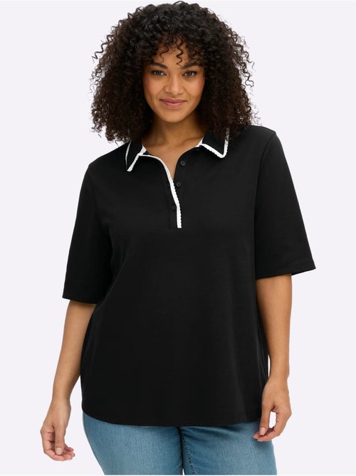 Polo Col Moderne - Taille Standard - Sheego - Kiabi