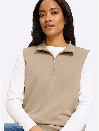 Polo col montant à glissière - taille standard - helline