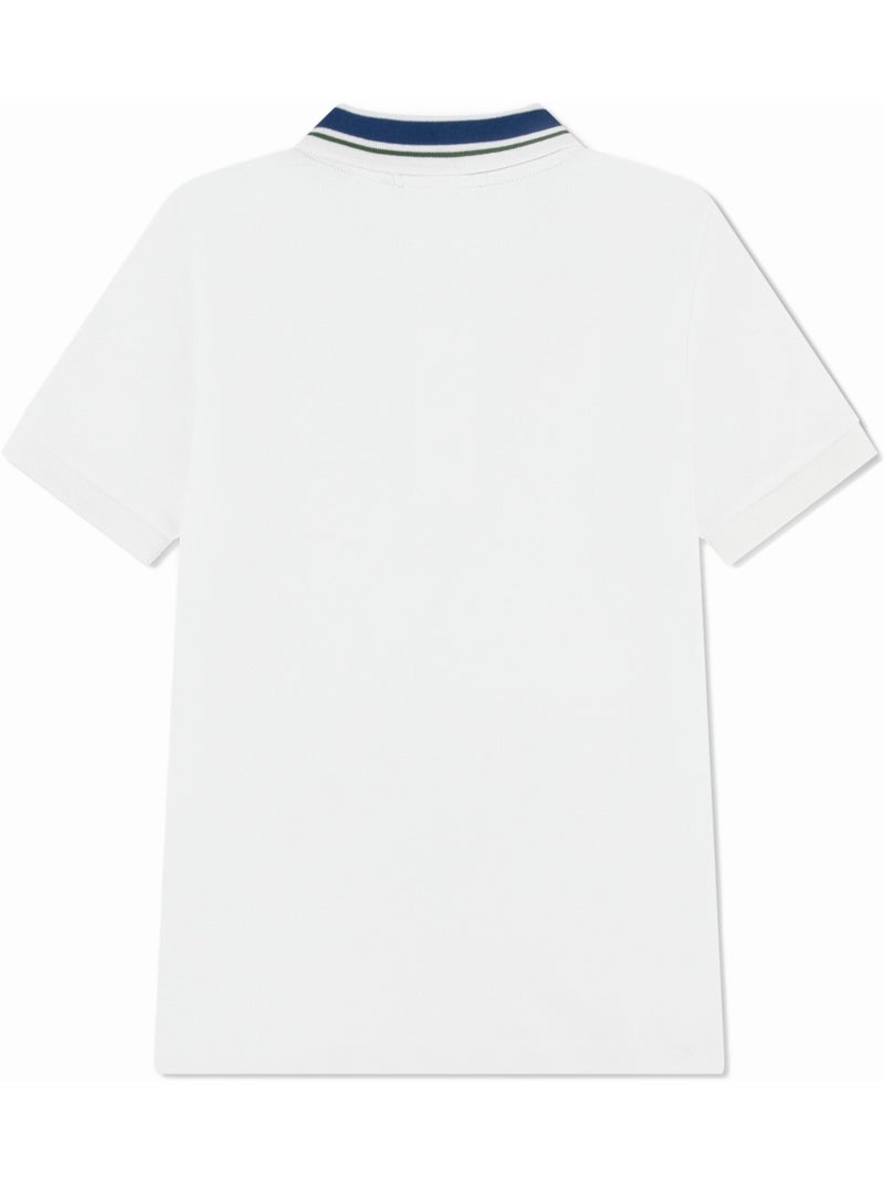 Polo col polo - lacoste Blanc - Kiabi
