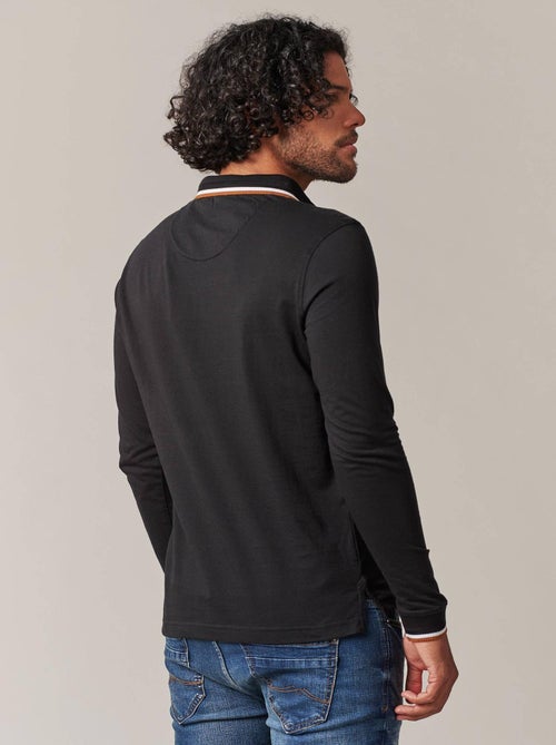 Polo col polo jersey coton 'Deeluxe' - Kiabi