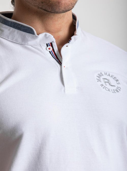 Polo col tunisien coton piqué GERONI 'Rica Lewis' - Kiabi