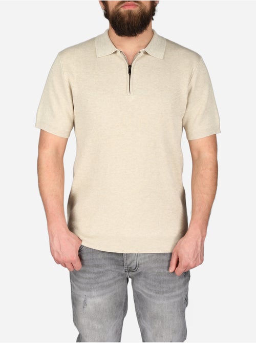 Polo col zippé - Frilivin - Kiabi