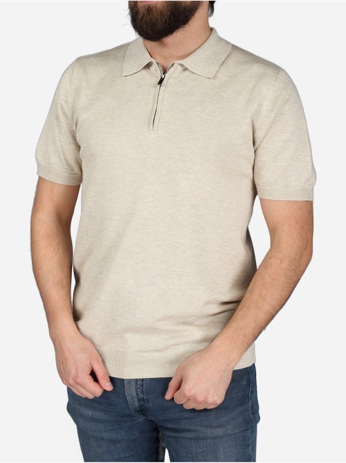 Polo col zippé - Frilivin - Kiabi