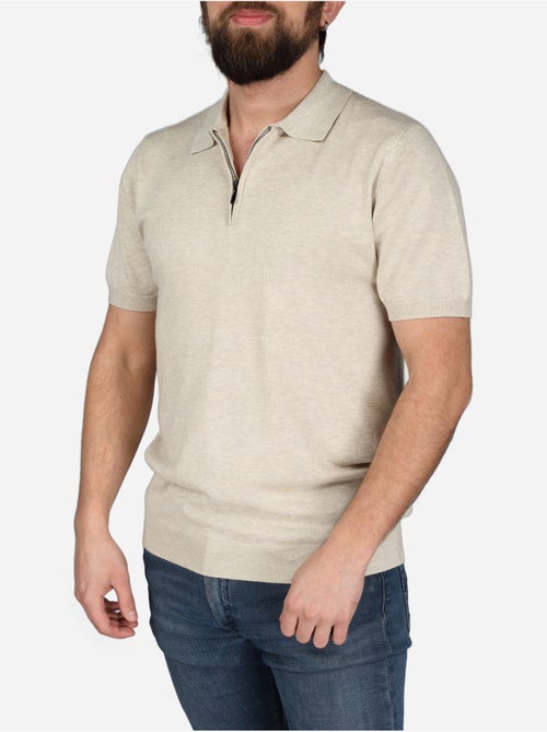 Polo col zippé - Frilivin - Kiabi