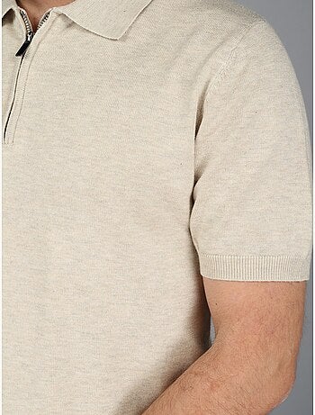 Polo col zippé