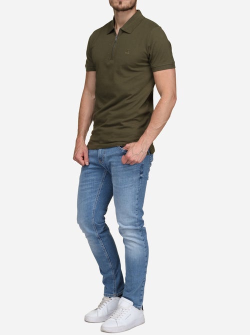Polo col zippé - Kiabi Polo col zippé - Kiabi