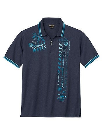 Polo Col Zippé Nautic Club - ATLAS FOR MEN