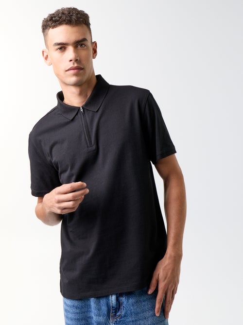 Polo col zippé - Kiabi Polo col zippé - Kiabi