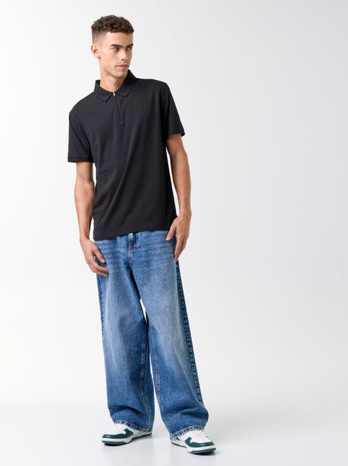 Polo col zippé - Kiabi Polo col zippé - Kiabi