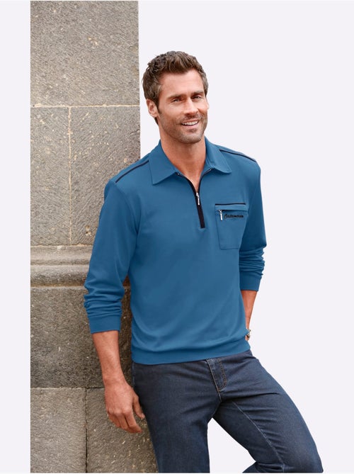 Polo contrastes sportifs - taille standard - witt - Kiabi Polo contrastes sportifs - taille standard - witt - Kiabi