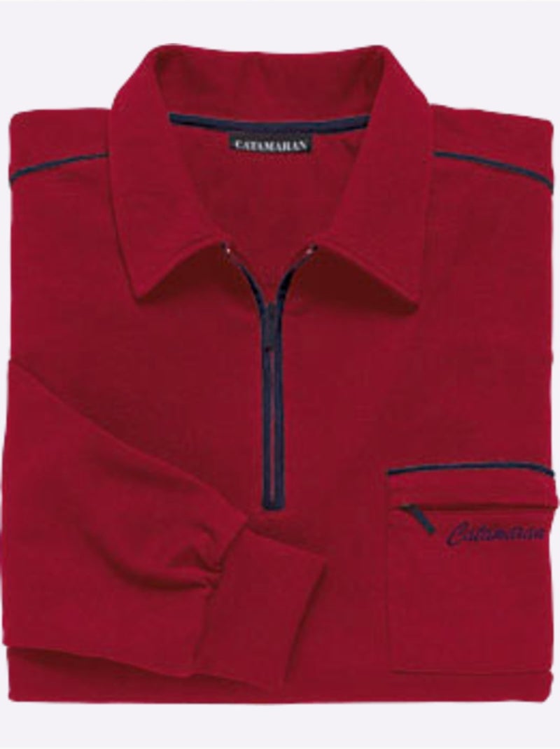 Polo contrastes sportifs - taille standard - witt Rouge - Kiabi